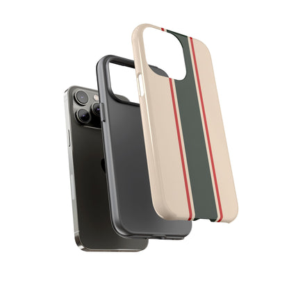 Green & Red Racing Stripes