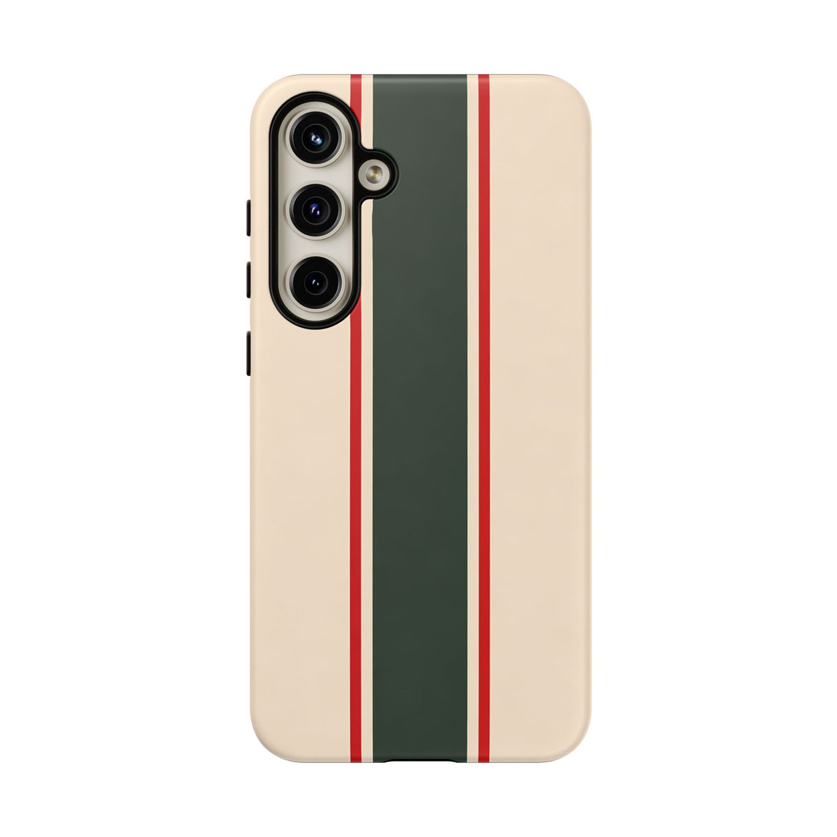 Green & Red Racing Stripes