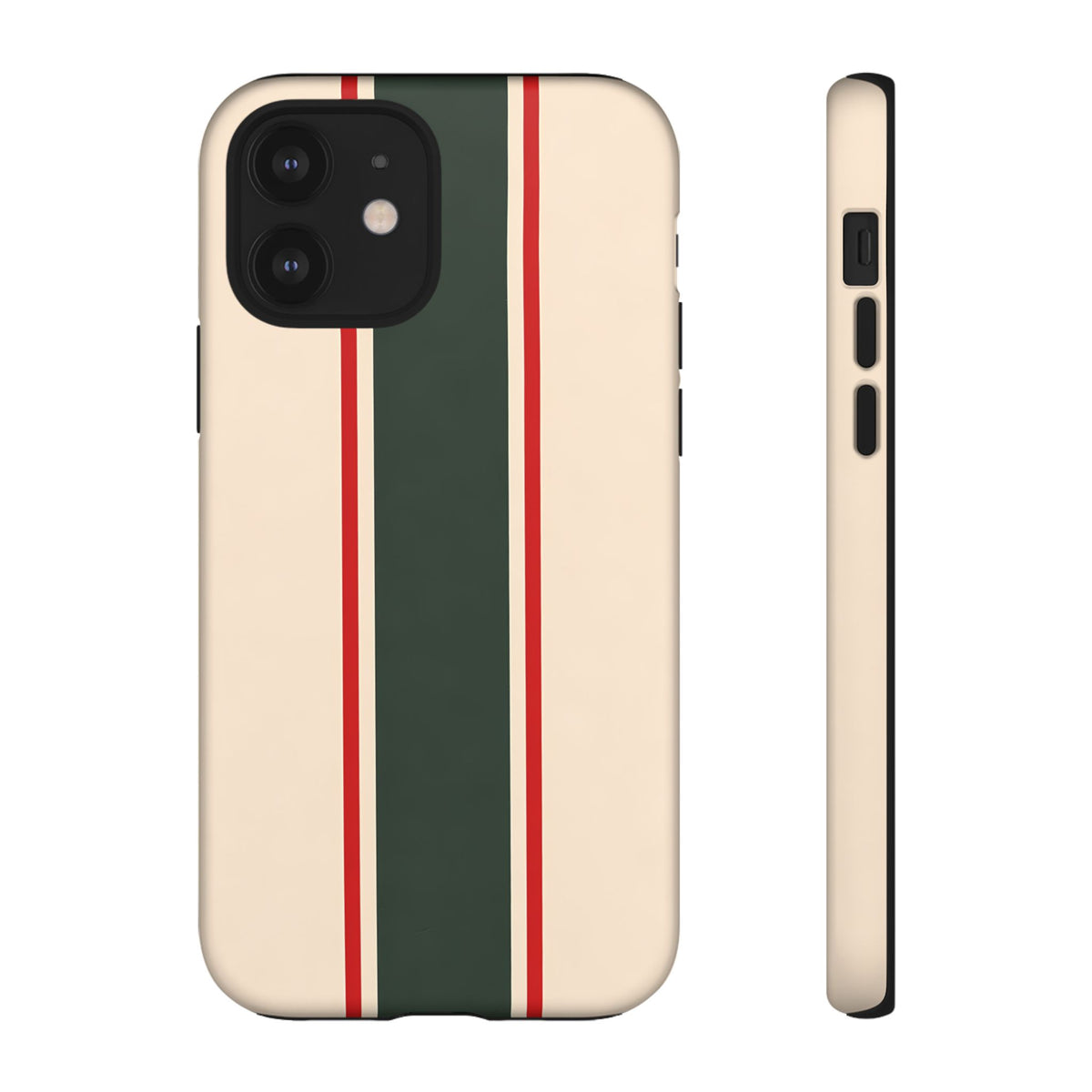 Green & Red Racing Stripes