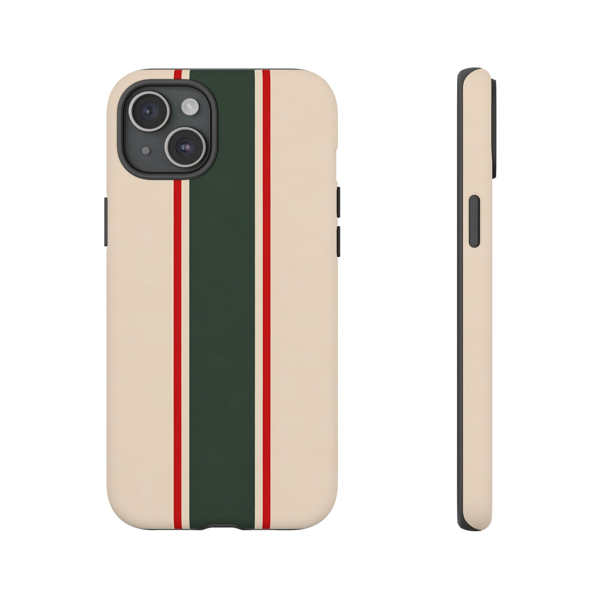 Green & Red Racing Stripes