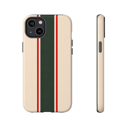 Green & Red Racing Stripes