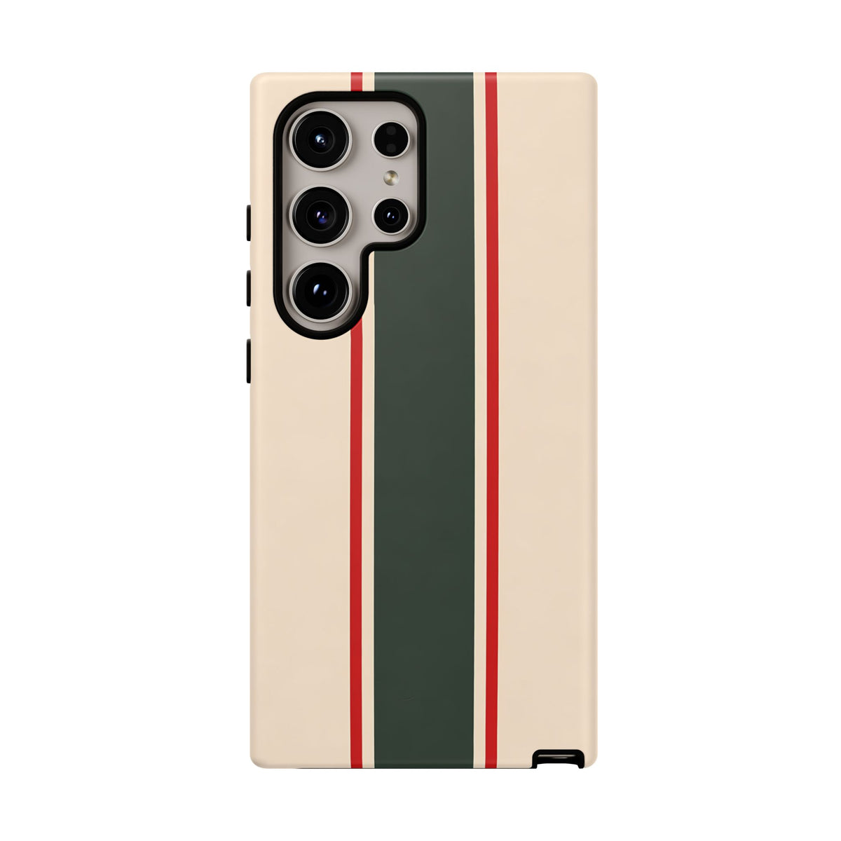 Green & Red Racing Stripes