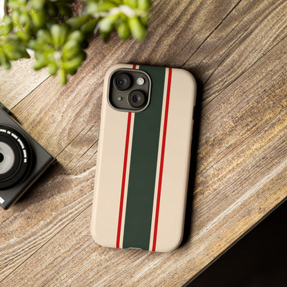 Green & Red Racing Stripes