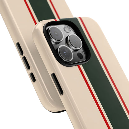 Green & Red Racing Stripes