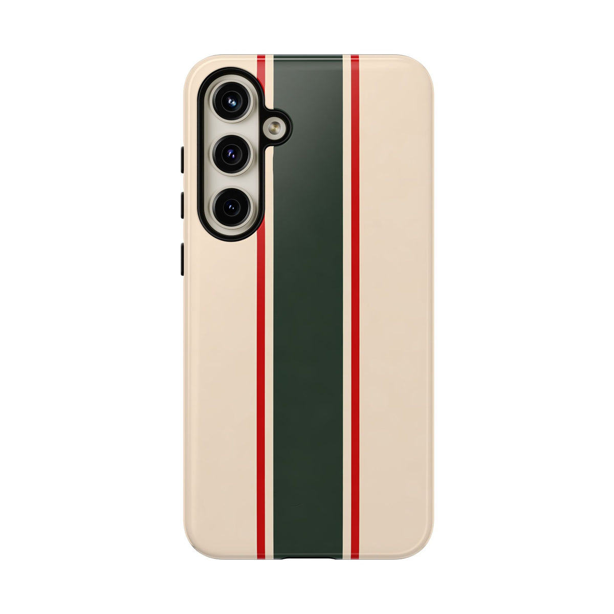 Green & Red Racing Stripes