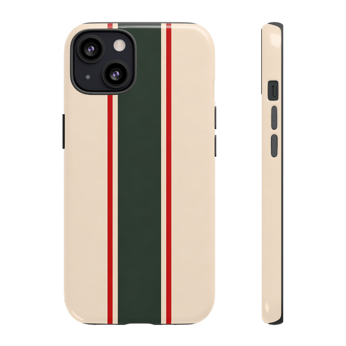 Green & Red Racing Stripes
