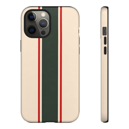 Green & Red Racing Stripes