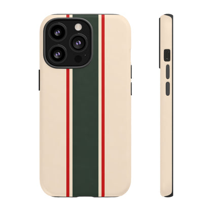 Green & Red Racing Stripes