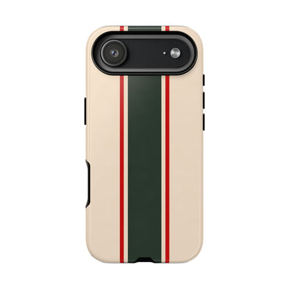 Green & Red Racing Stripes