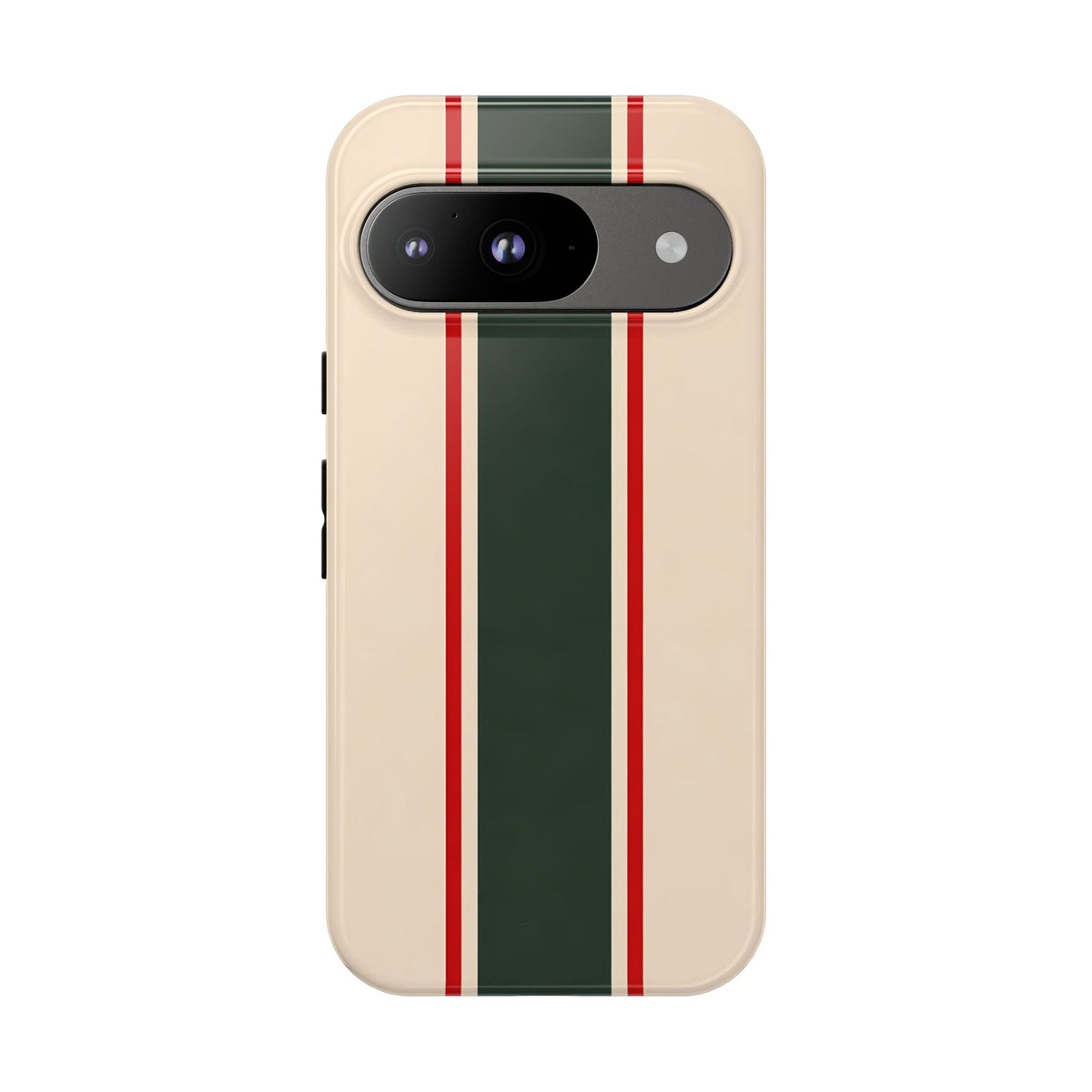 Green & Red Racing Stripes