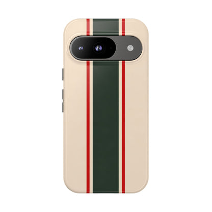 Green & Red Racing Stripes
