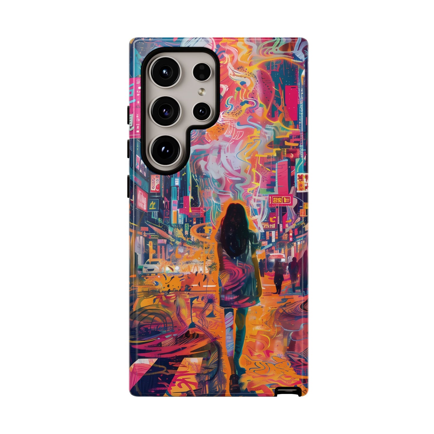 Vibrant Urban Wanderer