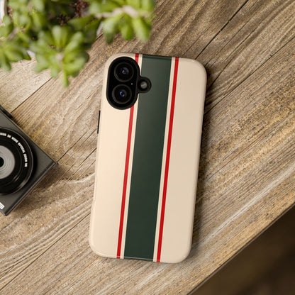 Green & Red Racing Stripes