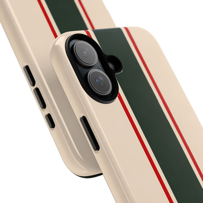 Green & Red Racing Stripes