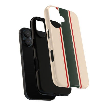 Green & Red Racing Stripes