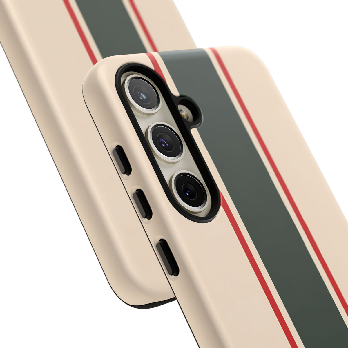 Green & Red Racing Stripes