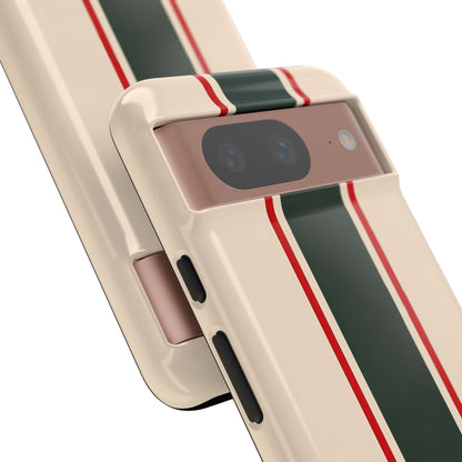 Green & Red Racing Stripes