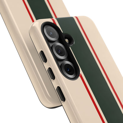 Green & Red Racing Stripes
