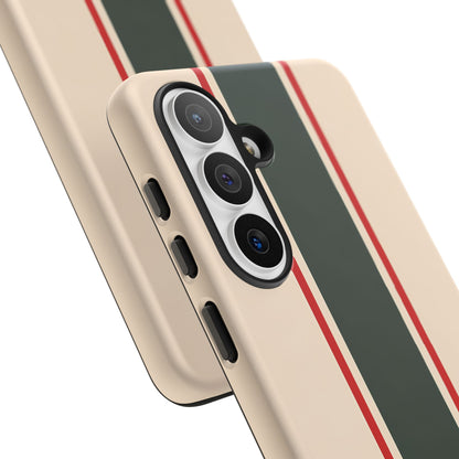 Green & Red Racing Stripes