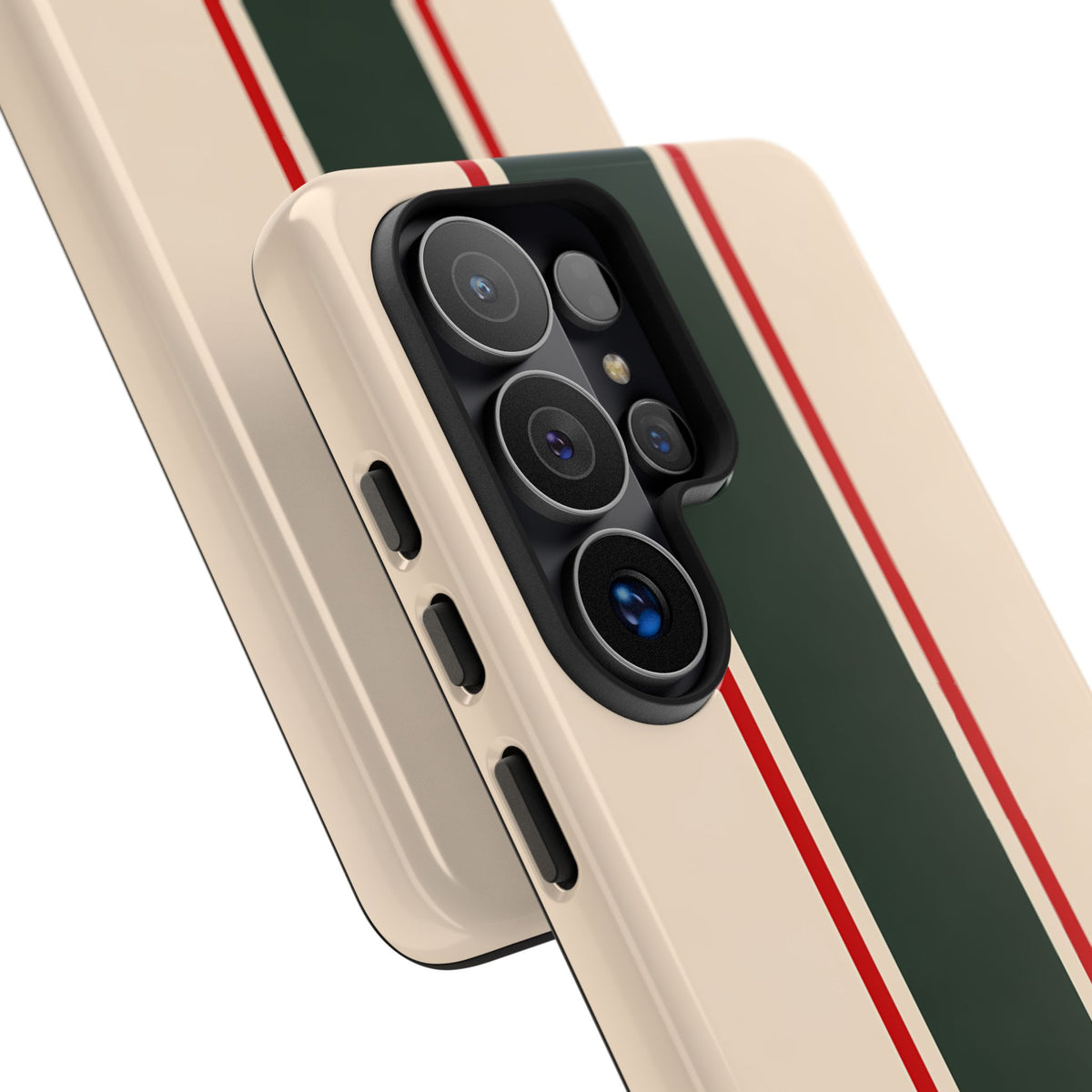 Green & Red Racing Stripes