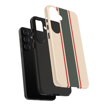 Green & Red Racing Stripes