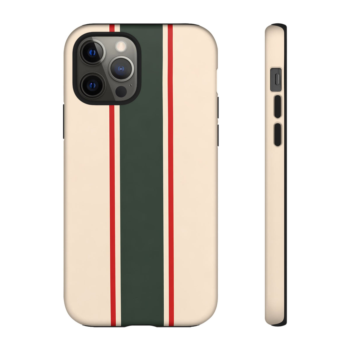 Green & Red Racing Stripes