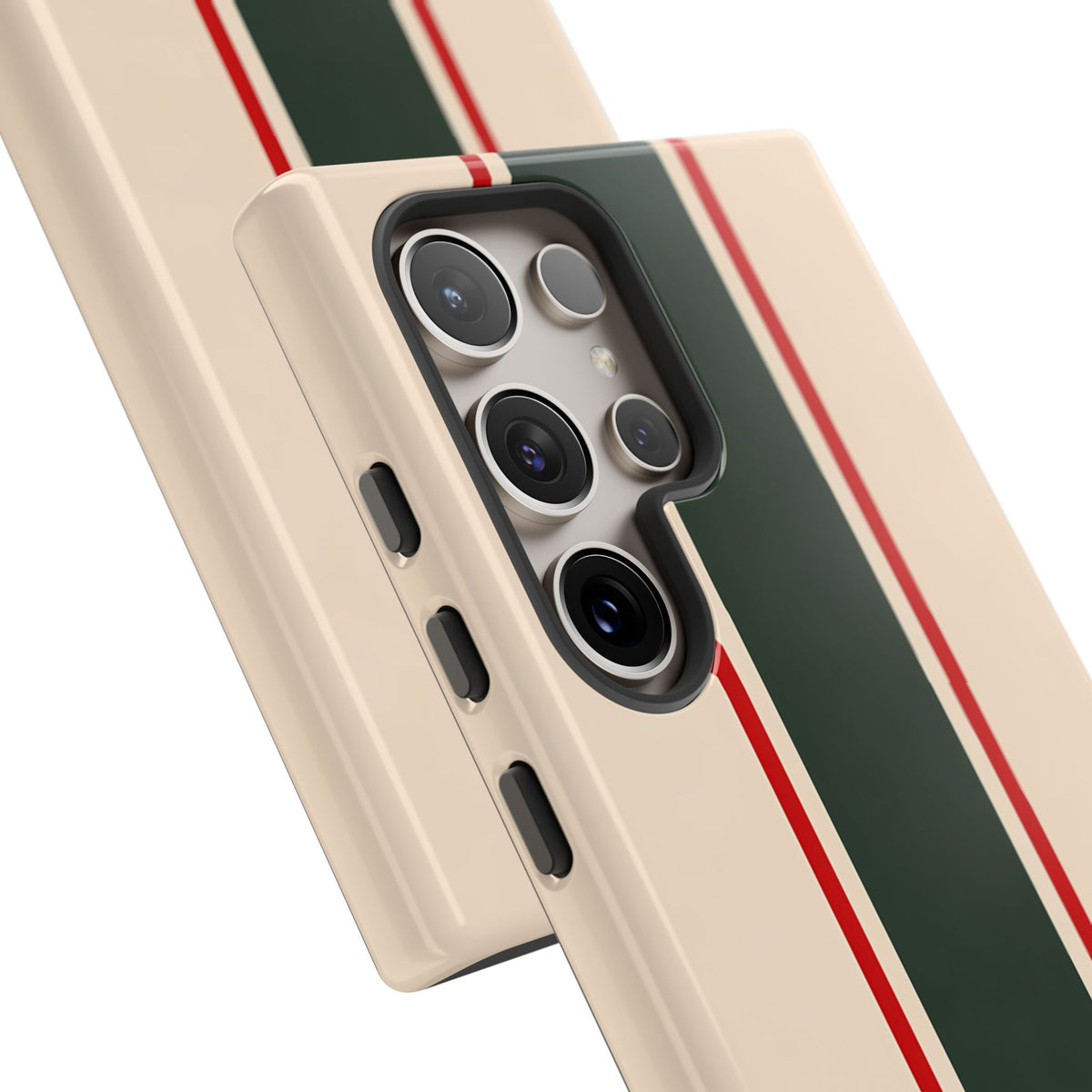 Green & Red Racing Stripes