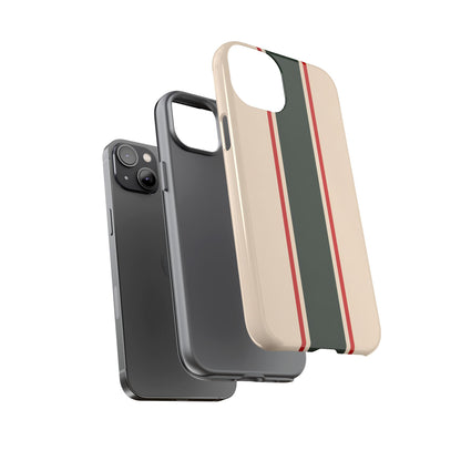 Green & Red Racing Stripes