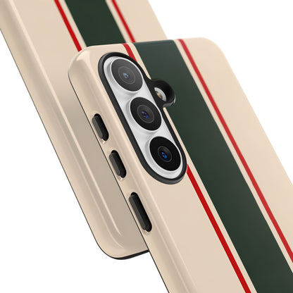 Green & Red Racing Stripes