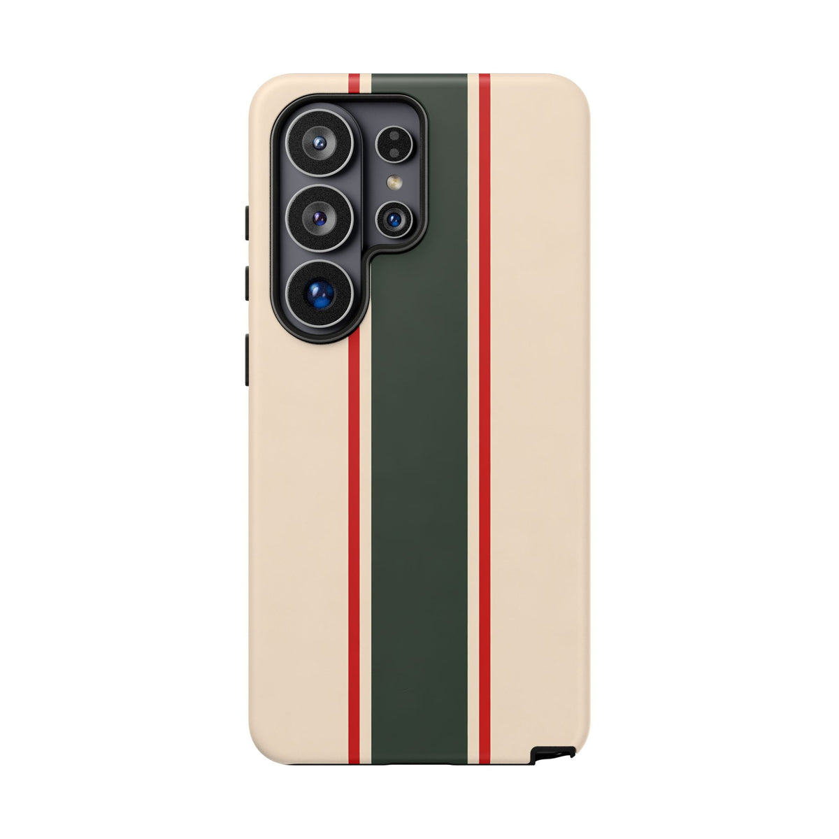 Green & Red Racing Stripes