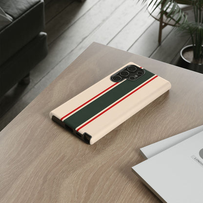 Green & Red Racing Stripes