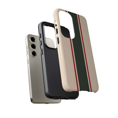 Green & Red Racing Stripes