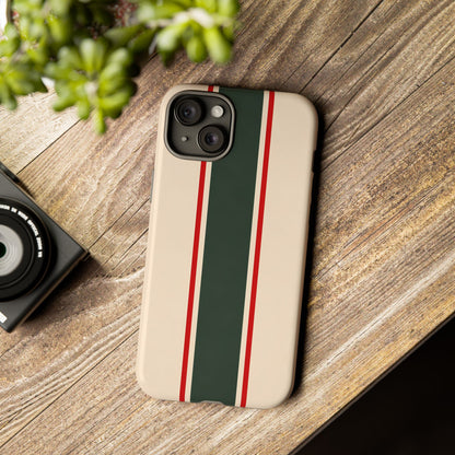 Green & Red Racing Stripes