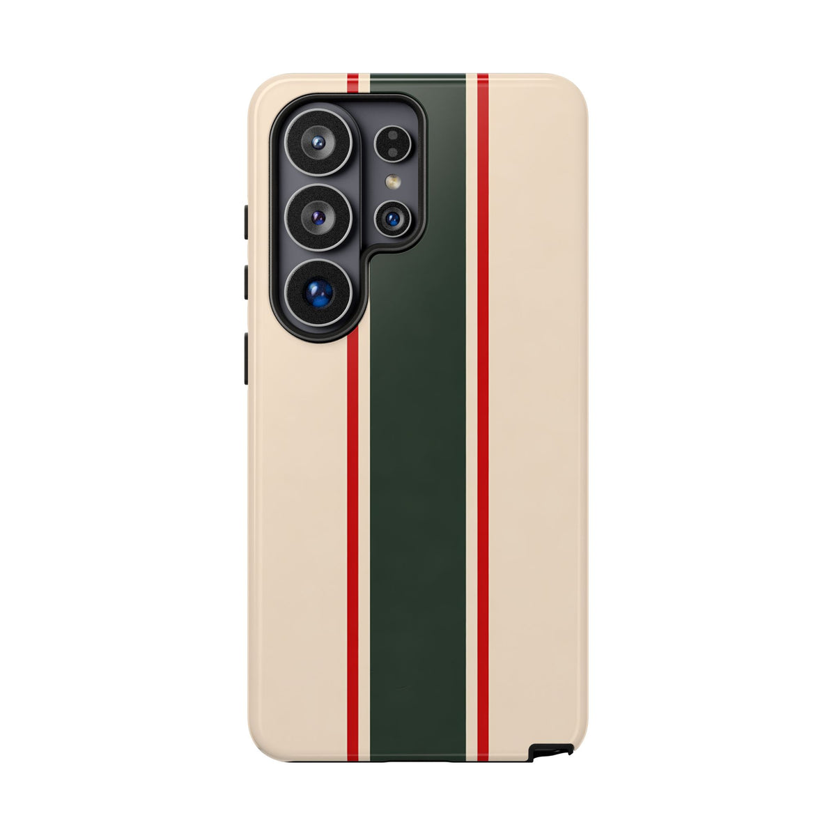 Green & Red Racing Stripes