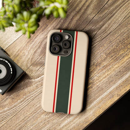 Green & Red Racing Stripes
