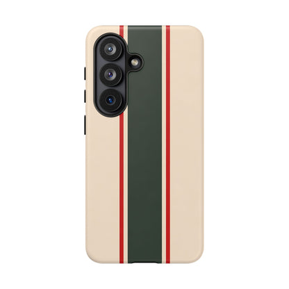 Green & Red Racing Stripes
