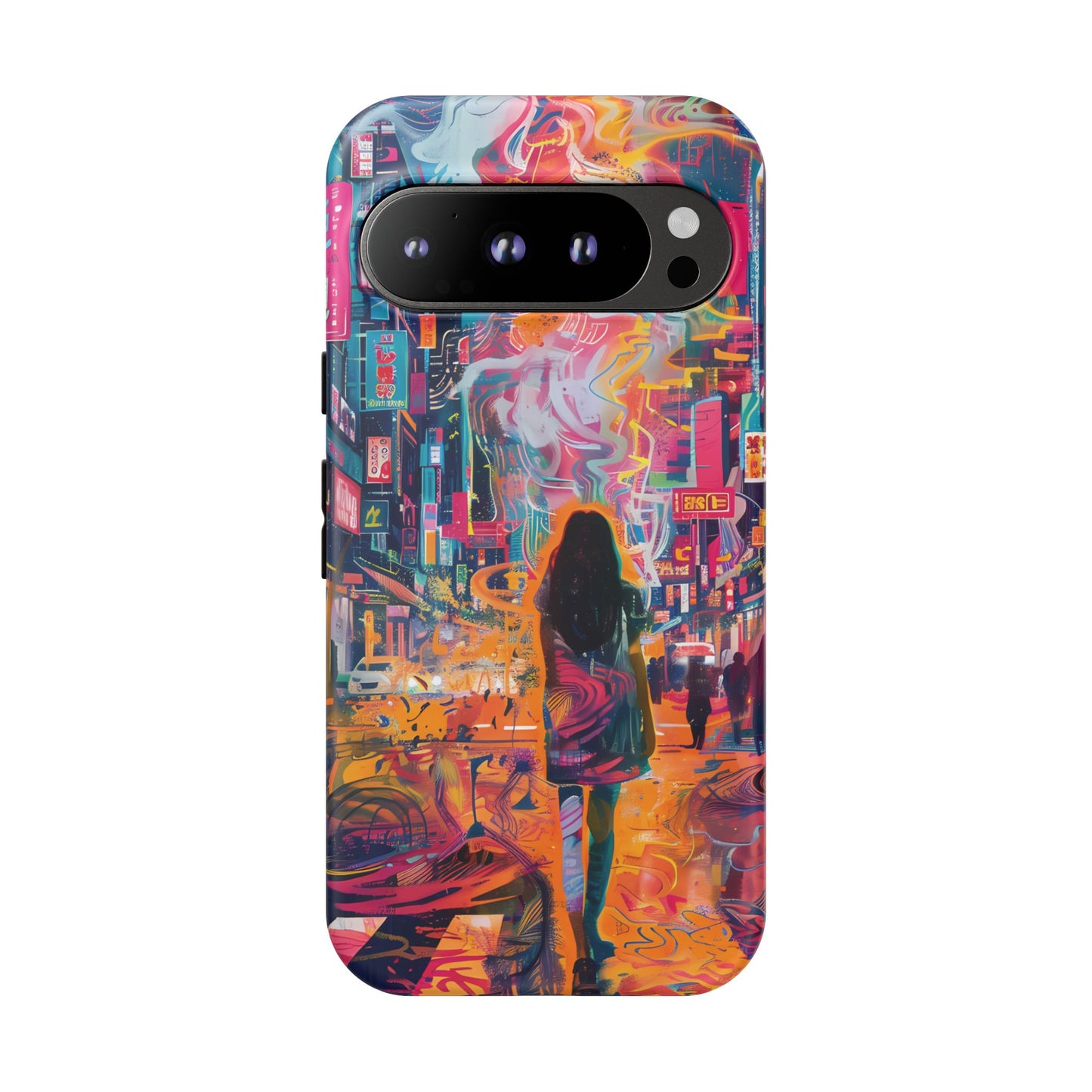 Vibrant Urban Wanderer