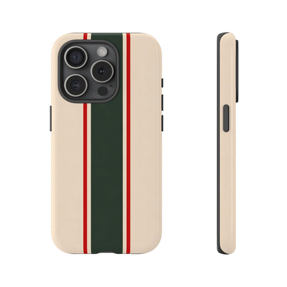 Green & Red Racing Stripes