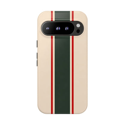 Green & Red Racing Stripes