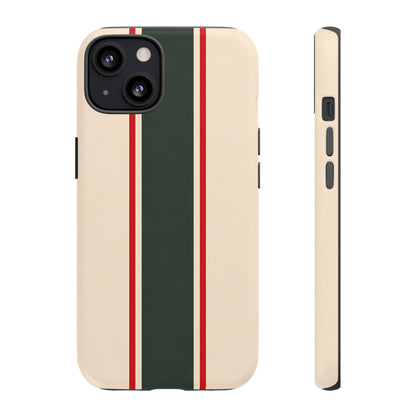 Green & Red Racing Stripes