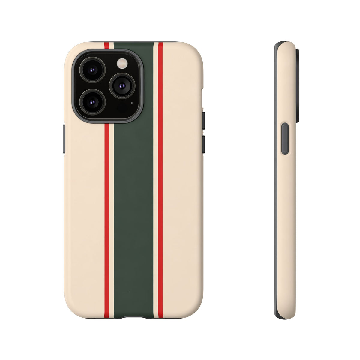 Green & Red Racing Stripes