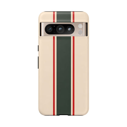 Green & Red Racing Stripes
