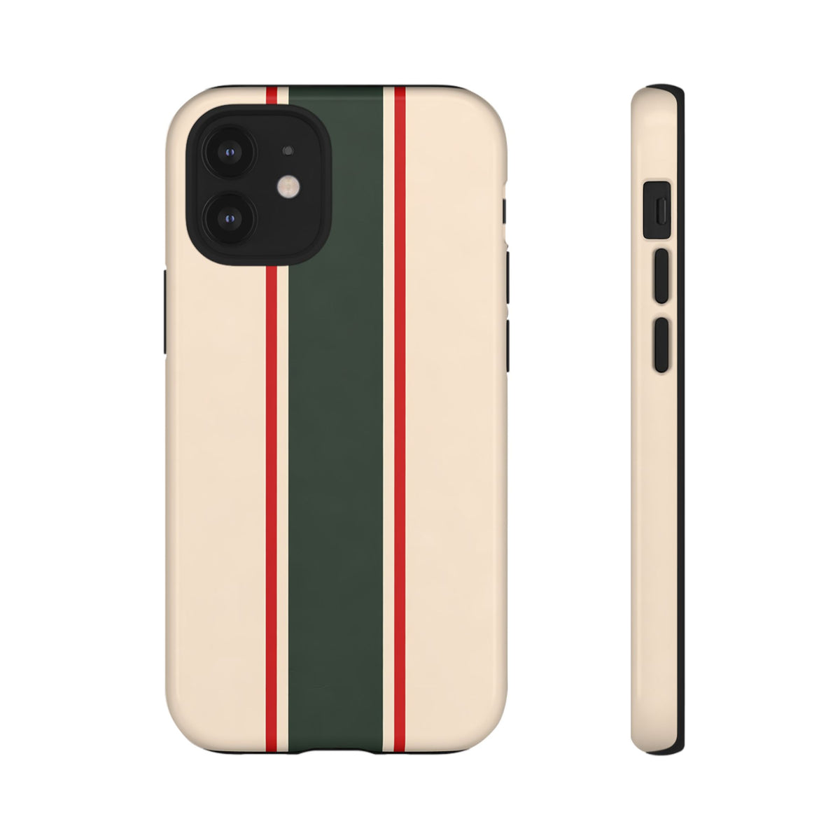 Green & Red Racing Stripes