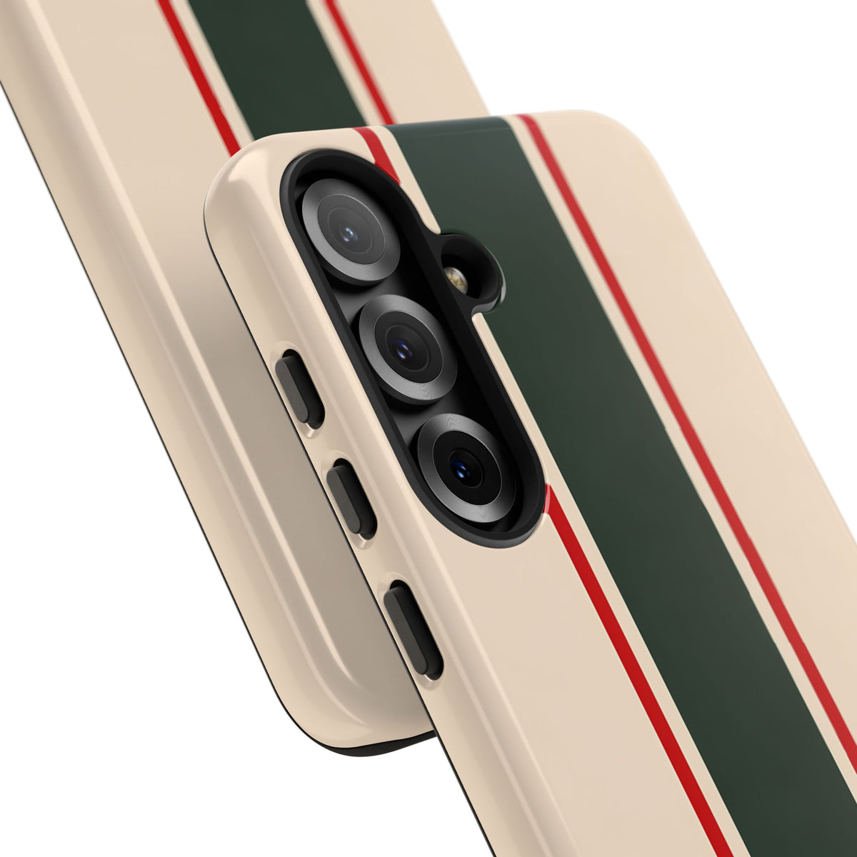Green & Red Racing Stripes