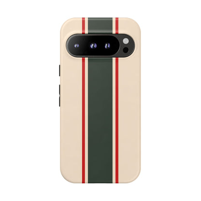Green & Red Racing Stripes