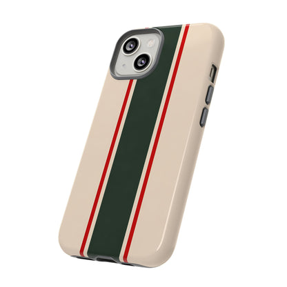 Green & Red Racing Stripes