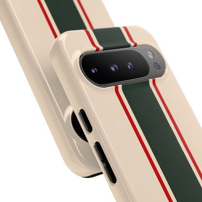 Green & Red Racing Stripes