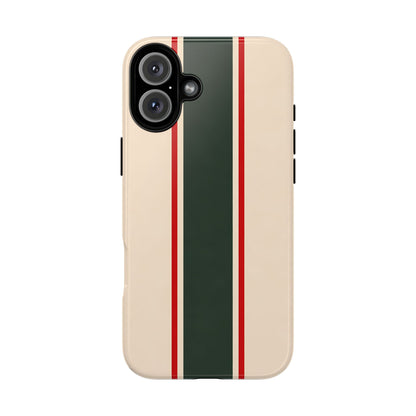 Green & Red Racing Stripes