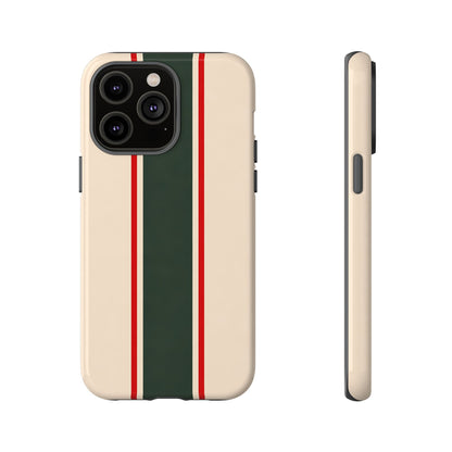 Green & Red Racing Stripes