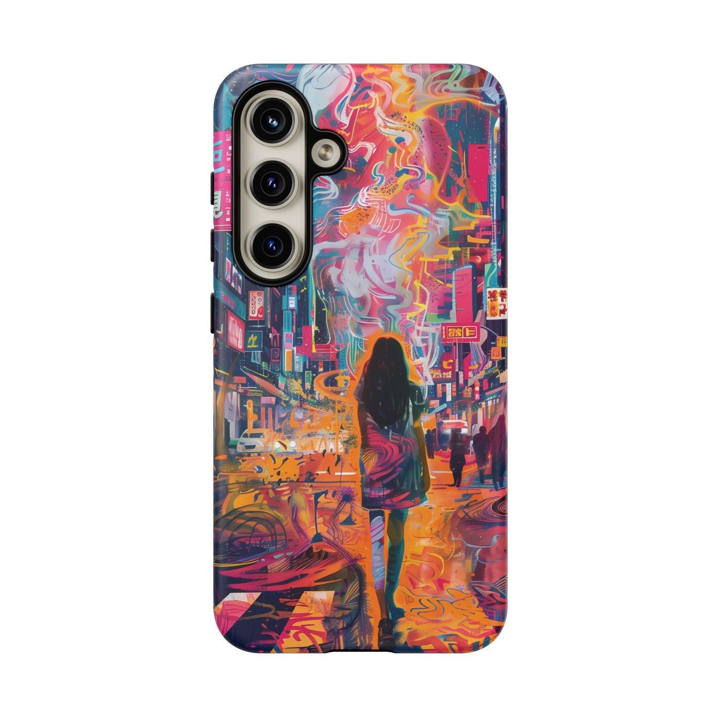 Vibrant Urban Wanderer